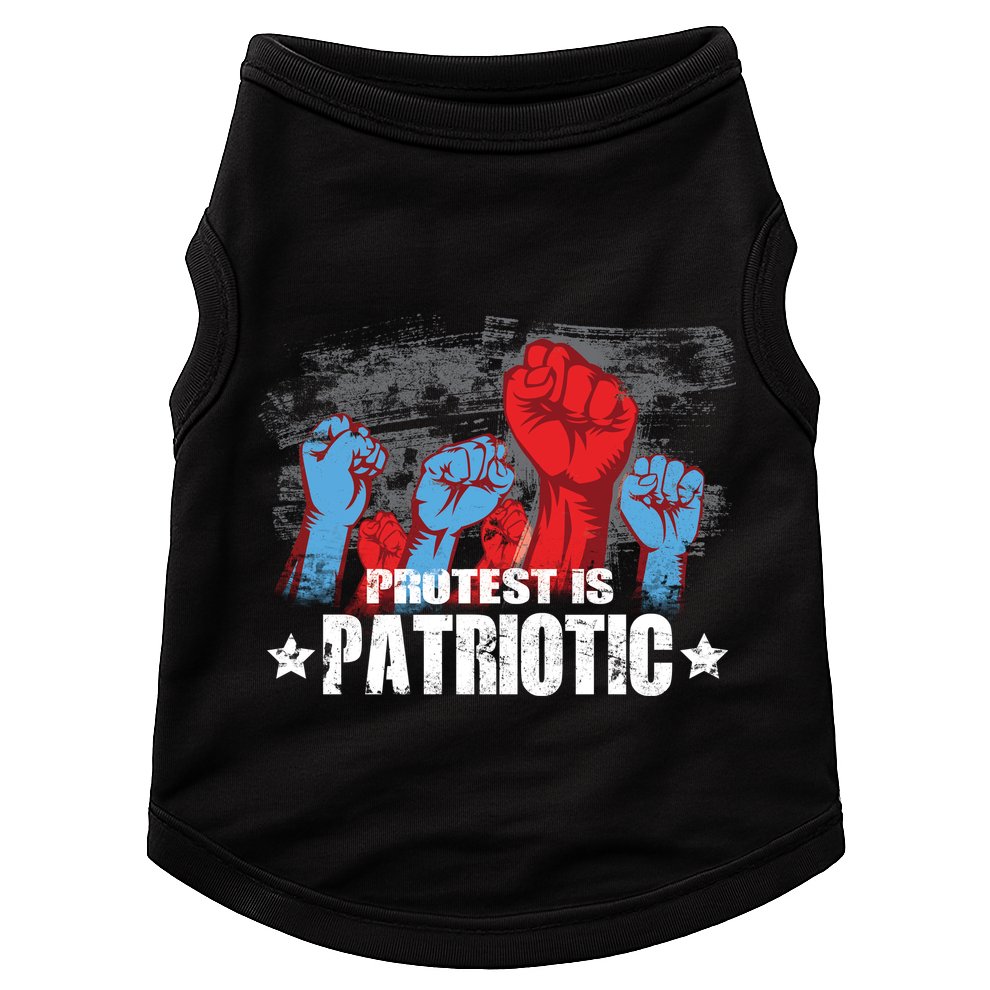 Protest Is Patriotic Doggie Tank