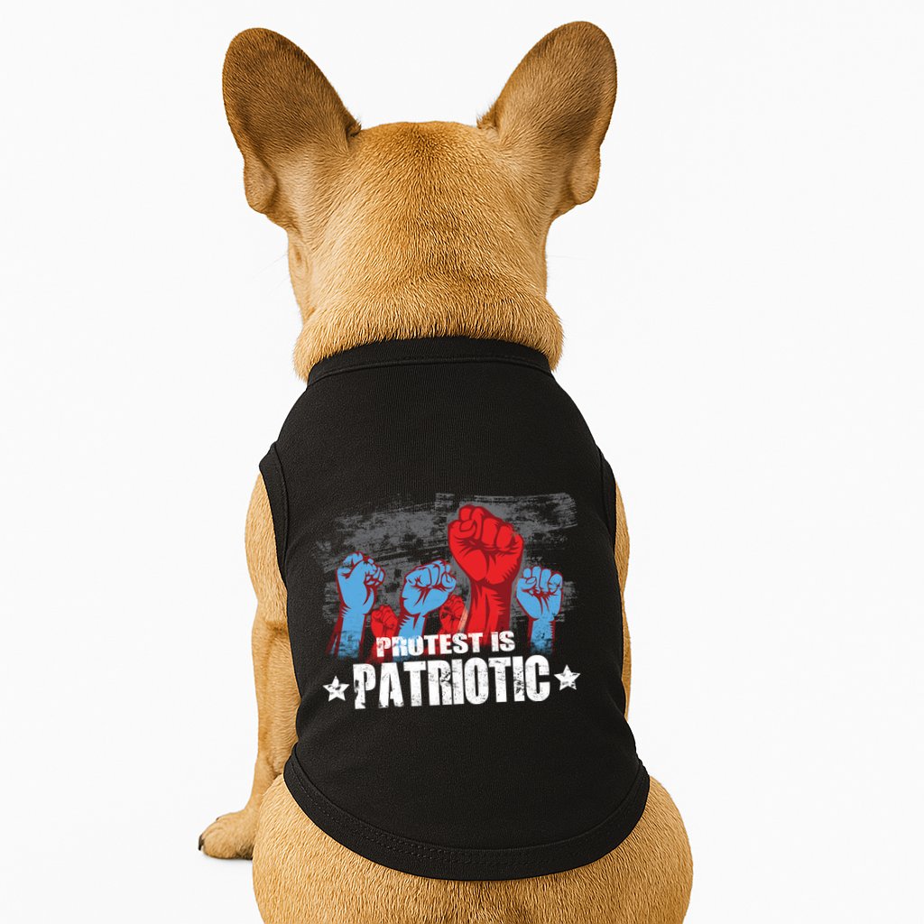 Protest Is Patriotic Doggie Tank