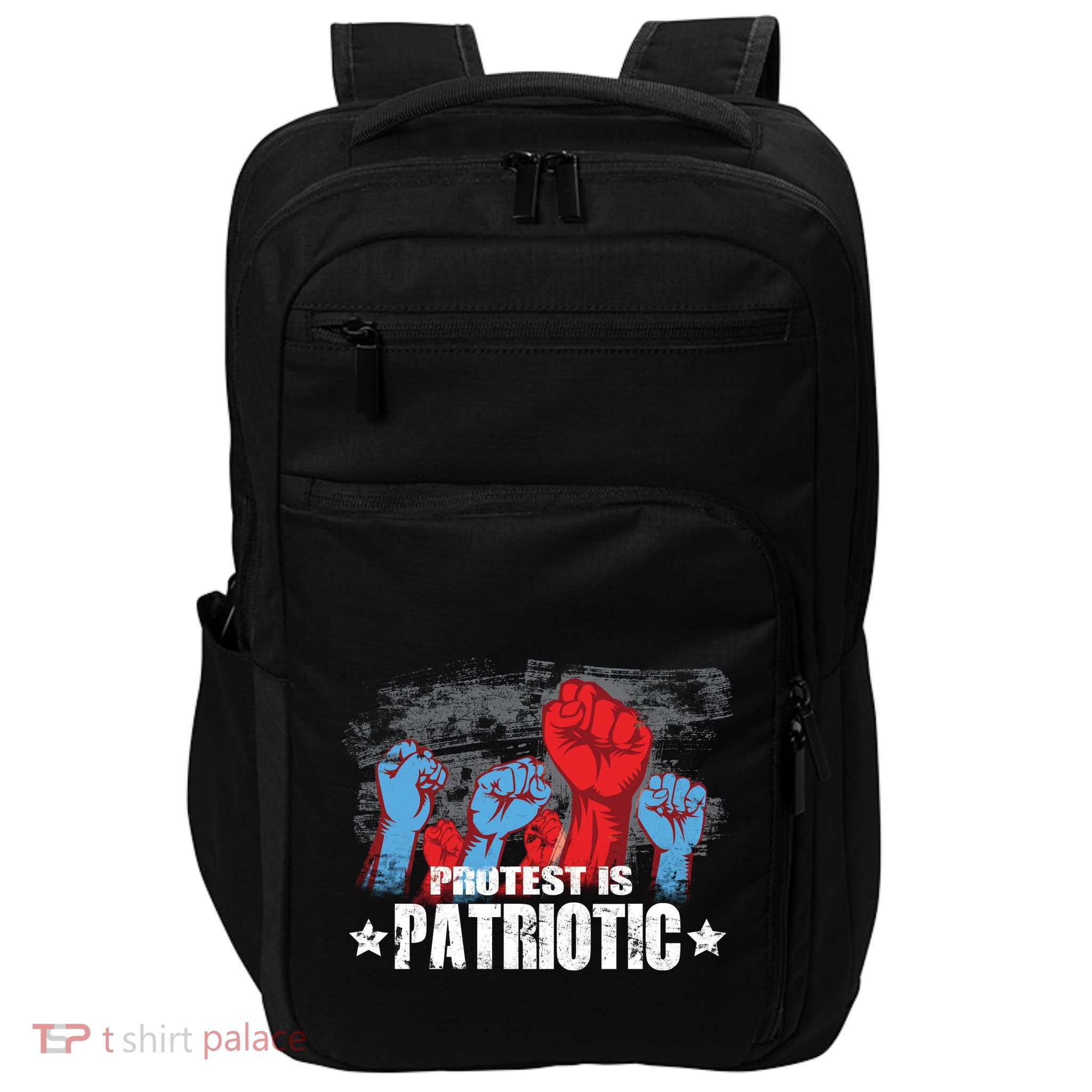 Protest Is Patriotic Impact Tech Backpack