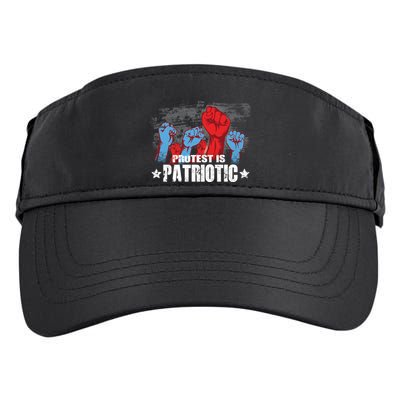 Protest Is Patriotic Adult Drive Performance Visor