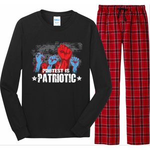 Protest Is Patriotic Long Sleeve Pajama Set