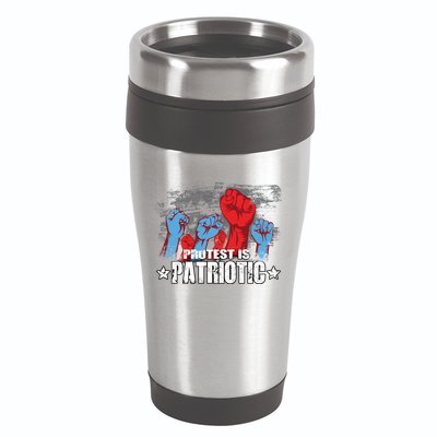Protest Is Patriotic 16oz Travel Tumbler