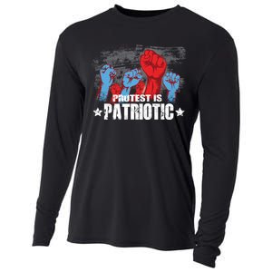 Protest Is Patriotic Cooling Performance Long Sleeve Crew