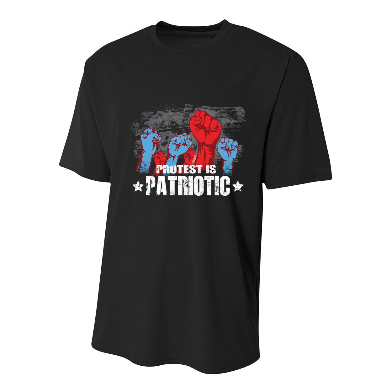 Protest Is Patriotic Youth Performance Sprint T-Shirt