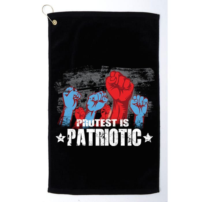 Protest Is Patriotic Golf Towel