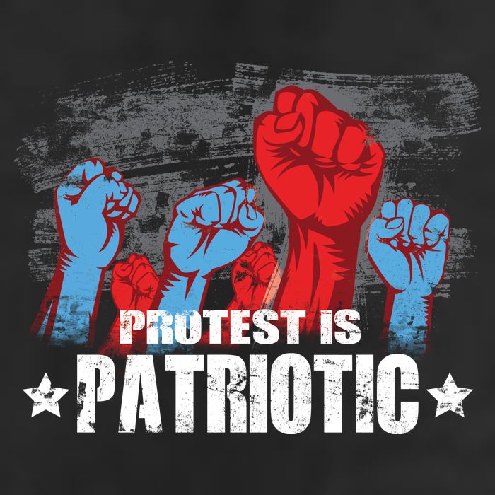 Protest Is Patriotic Golf Towel