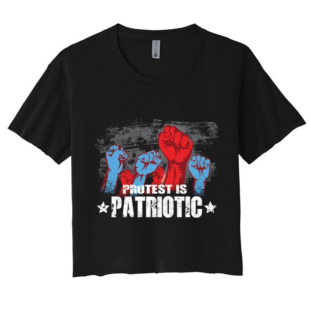 Protest Is Patriotic Crop Top