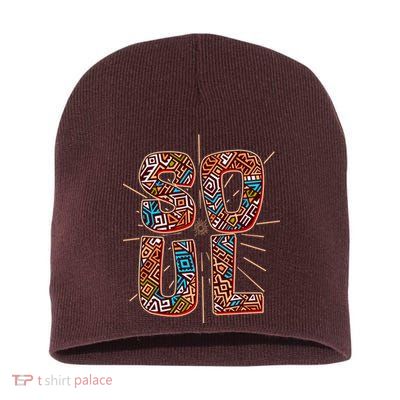 Proud African Soul Short Acrylic Beanie
