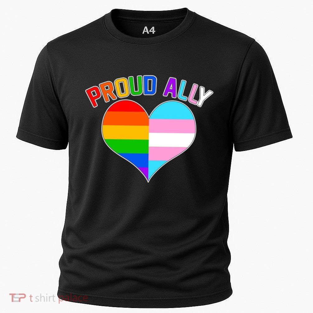 Proud Ally Heart Cooling Performance Crew T-Shirt