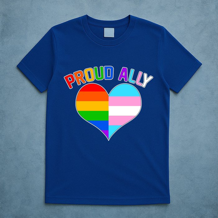 Proud Ally Heart T-Shirt