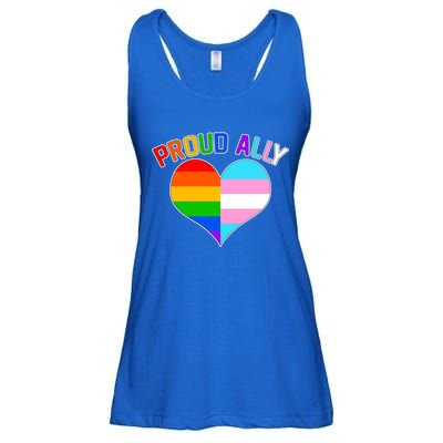 Proud Ally Heart Ladies Essential Flowy Tank