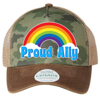 Proud Ally LGBT Support Legacy Tie Dye Trucker Hat