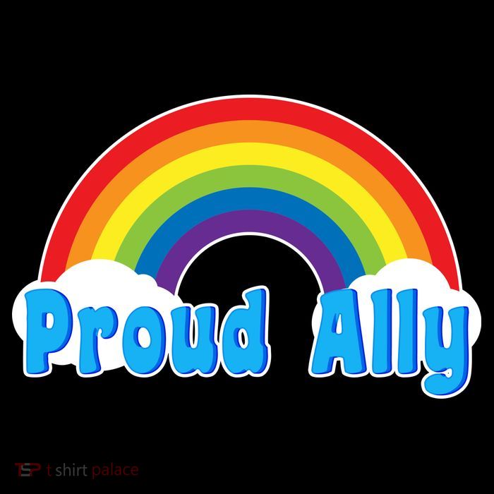 Proud Ally LGBT Support Full-Length Apron With Pockets