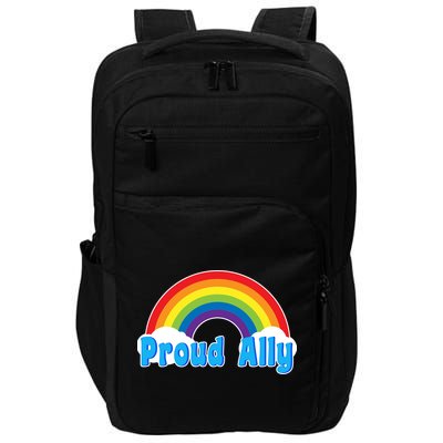 Proud Ally LGBT Support Impact Tech Backpack