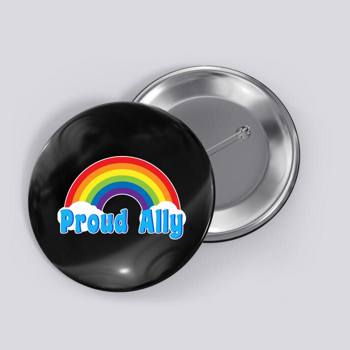 Proud Ally LGBT Support Button