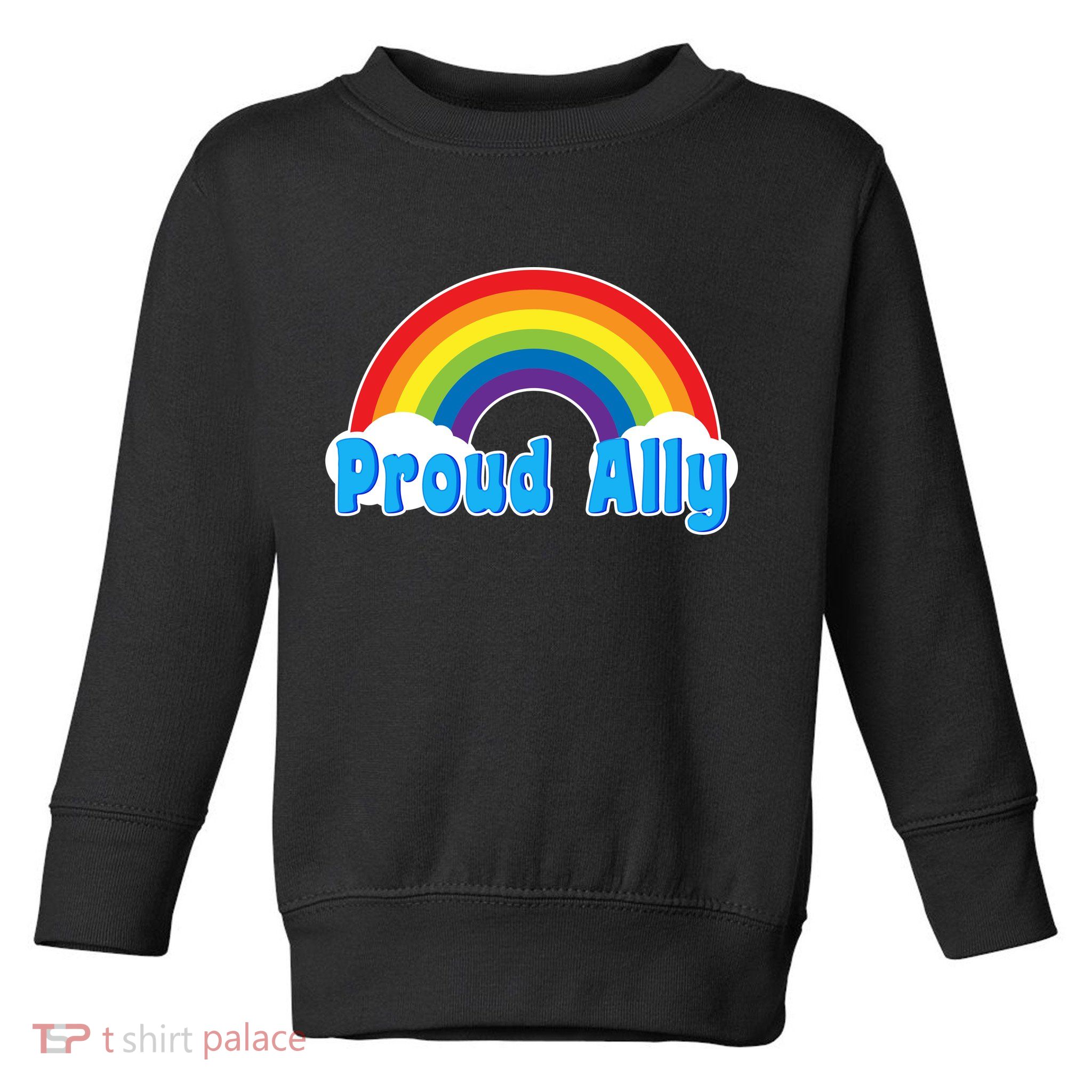Proud Ally LGBT Support Toddler Sweatshirt