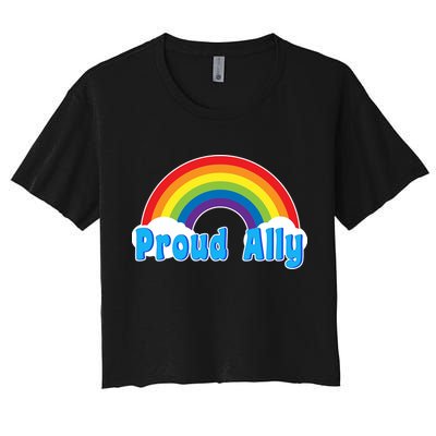 Proud Ally LGBT Support Crop Top