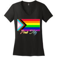 Proud Ally Vintage Women's V-Neck T-Shirt