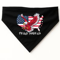 Proud American Eagle USA-Made Doggie Bandana
