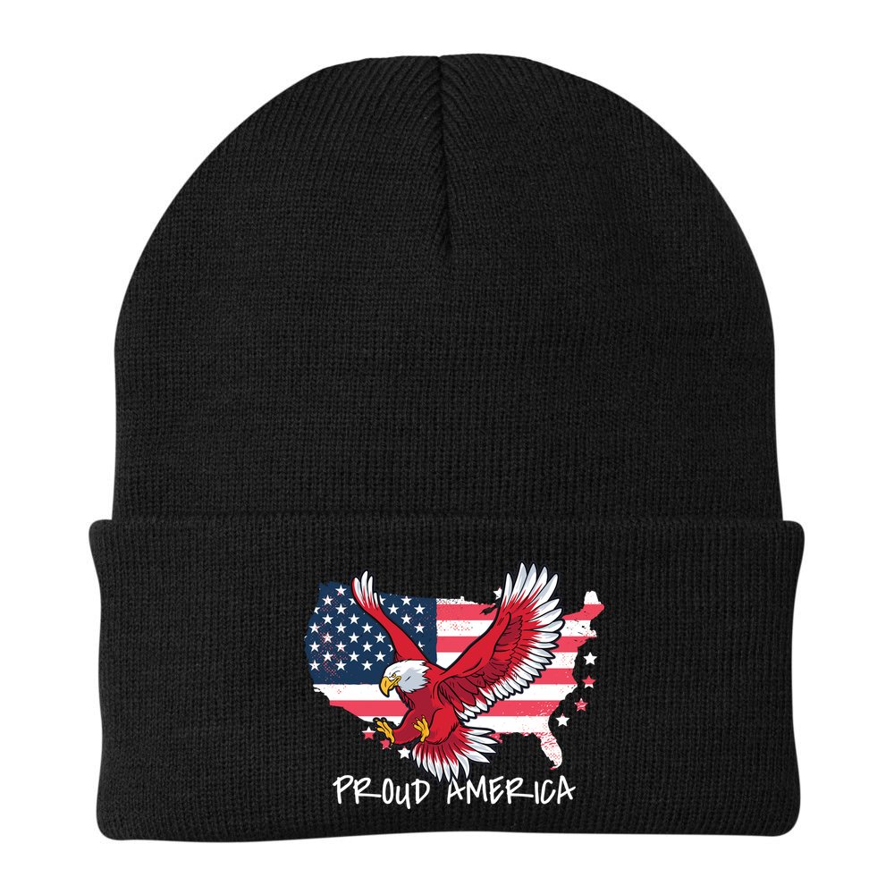 Proud American Eagle Beanie