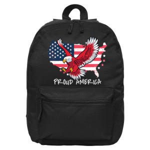 Proud American Eagle 16 in Basic Backpack