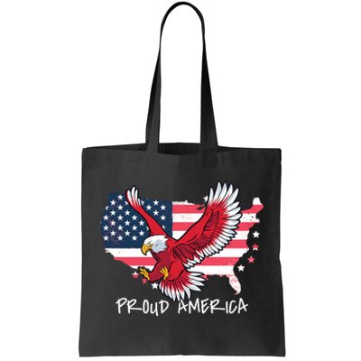 Proud American Eagle Tote Bag