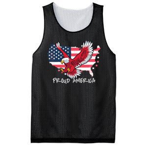 Proud American Eagle Mesh Reversible Basketball Jersey Tank