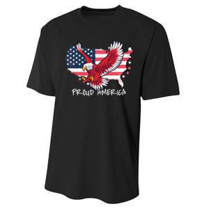 Proud American Eagle Performance Sprint T-Shirt