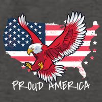 Proud American Eagle Vector Backpack