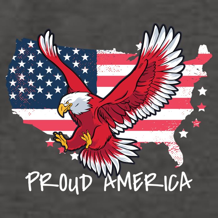 Proud American Eagle Vector Backpack