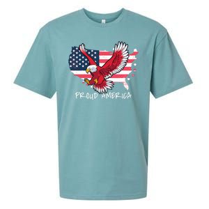 Proud American Eagle Sueded Cloud Jersey T-Shirt