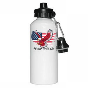 Proud American Eagle Aluminum Water Bottle