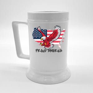 Proud American Eagle Beer Stein