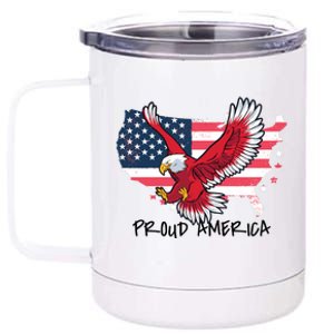 Proud American Eagle 12 oz Stainless Steel Tumbler Cup