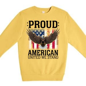 Proud American United We Stand Eagle Premium Crewneck Sweatshirt