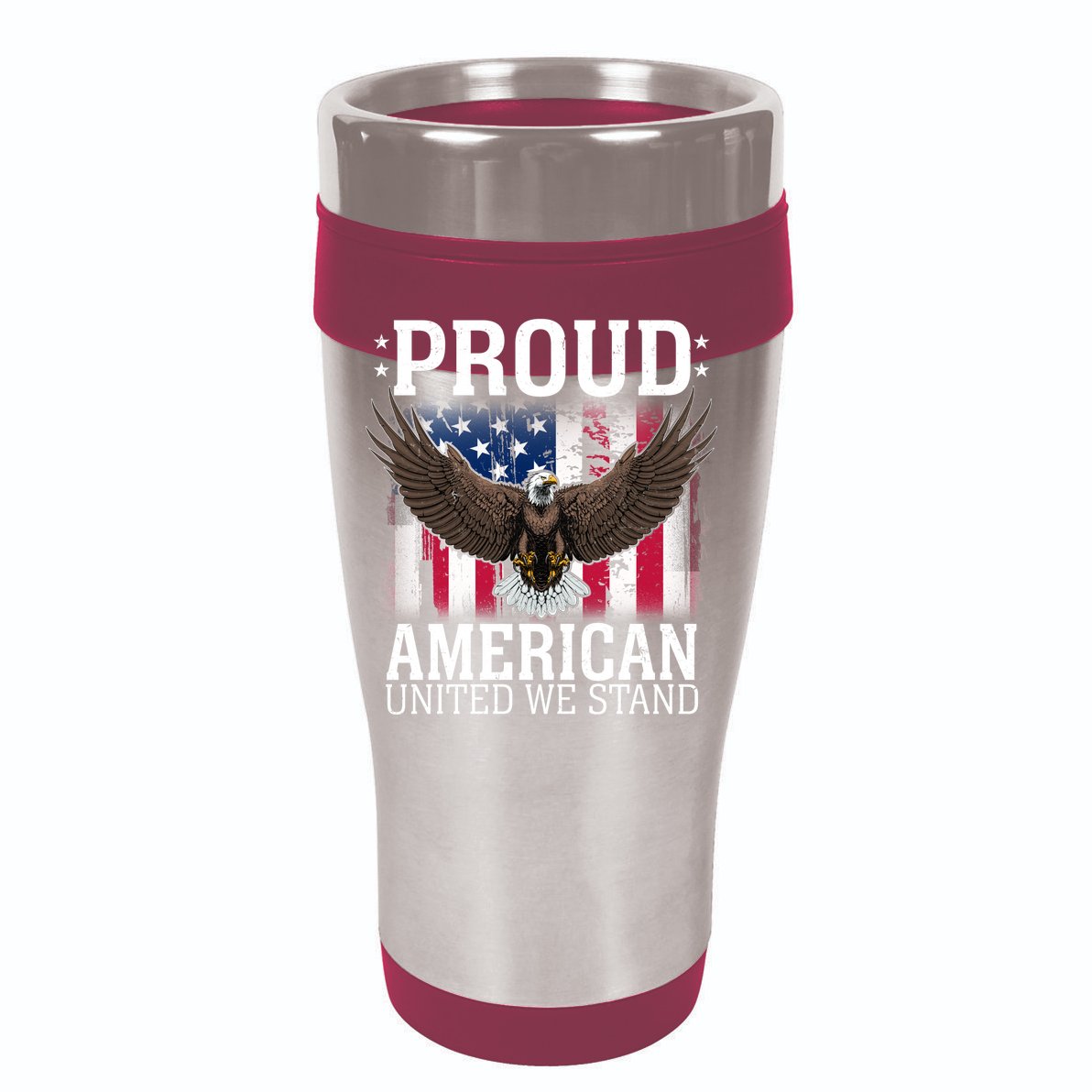 Proud American United We Stand Eagle Garment-Dyed Fleece Hoodie