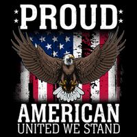 Proud American United We Stand Eagle City Backpack