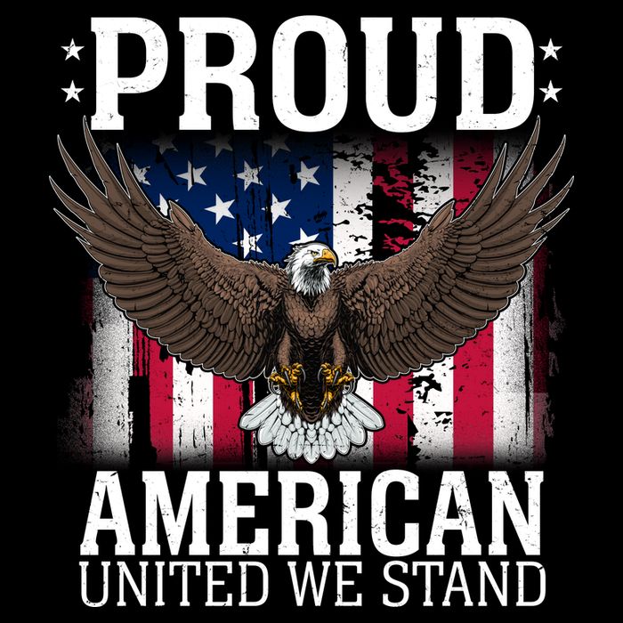 Proud American United We Stand Eagle City Backpack