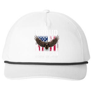 Proud American United We Stand Eagle Snapback Five-Panel Rope Hat