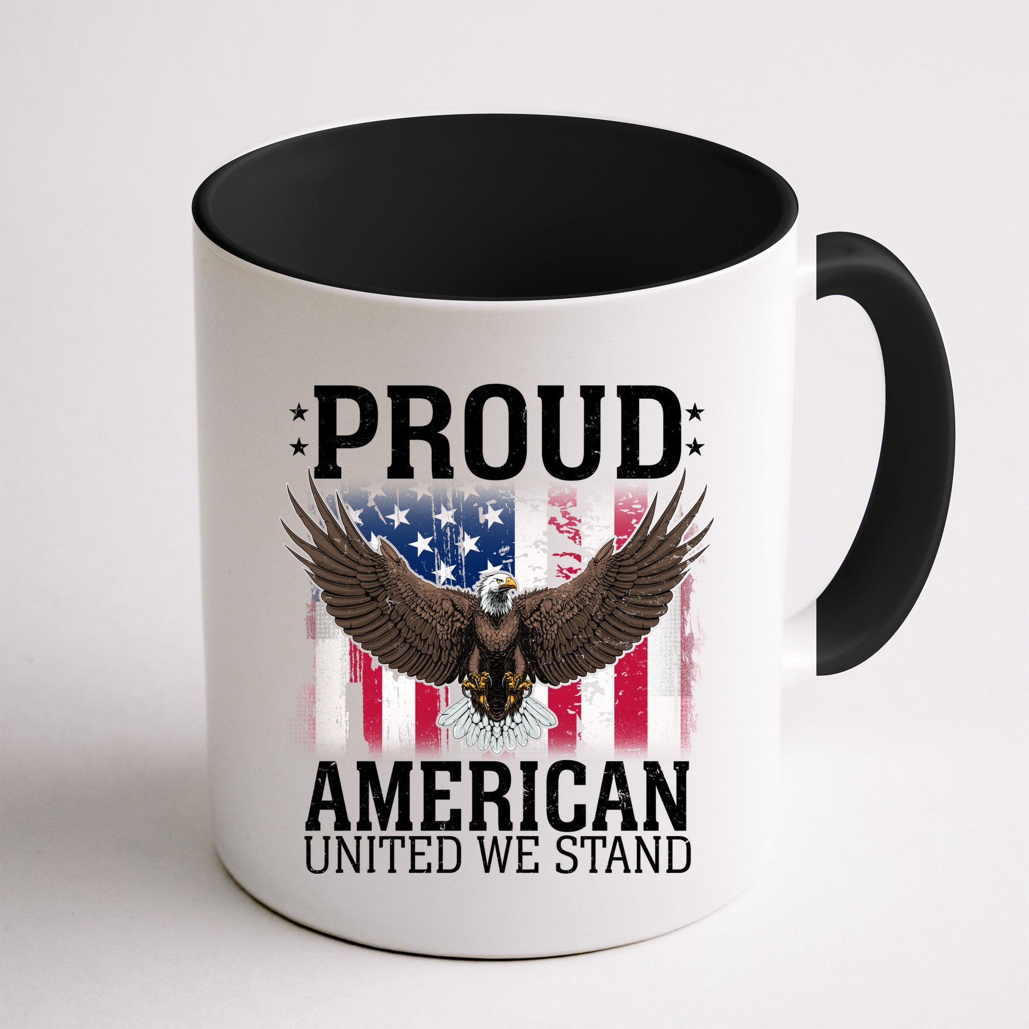 Proud American United We Stand Eagle Mug