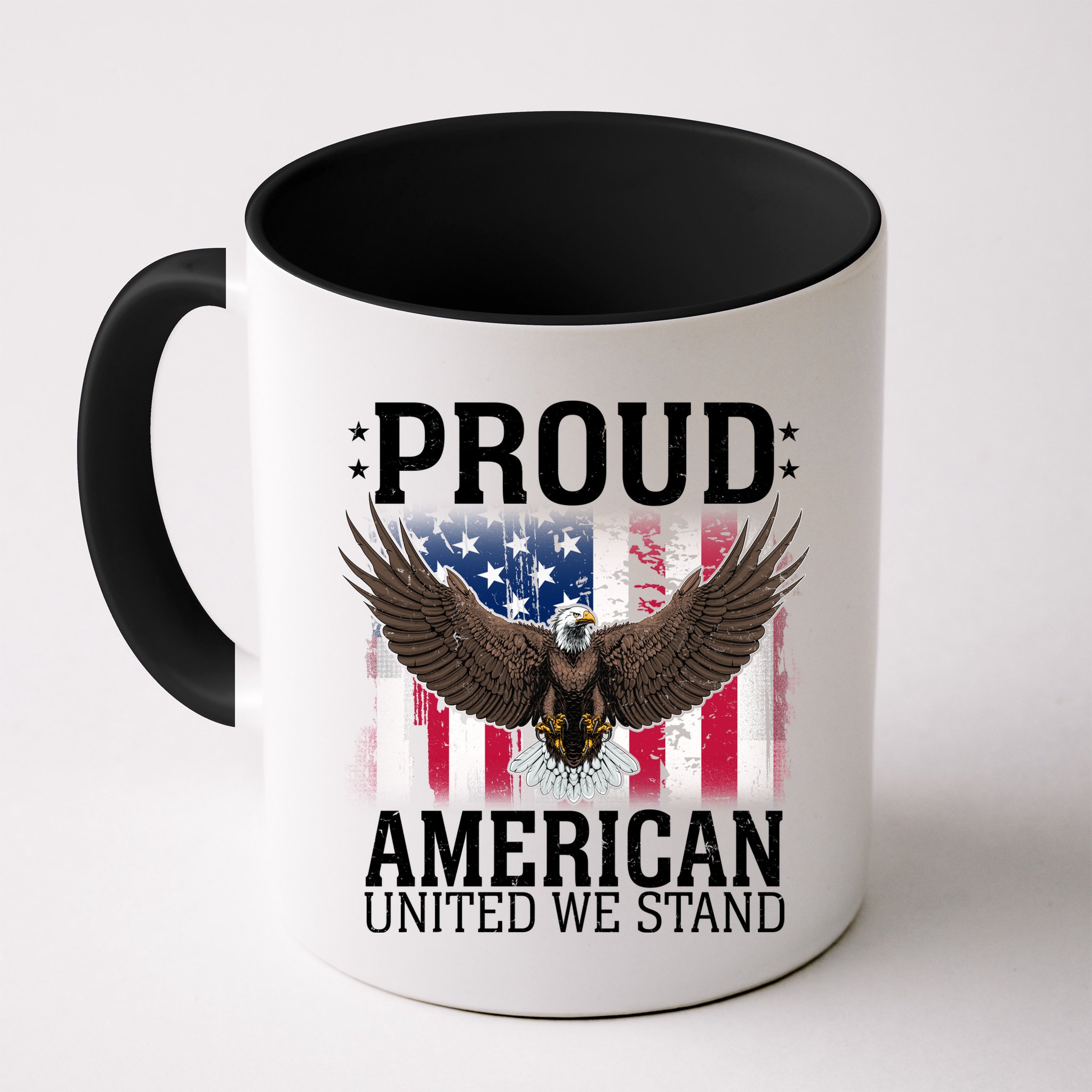 Proud American United We Stand Eagle Mug
