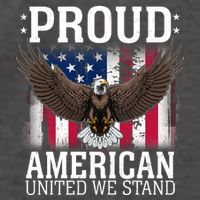 Proud American United We Stand Eagle Vector Backpack