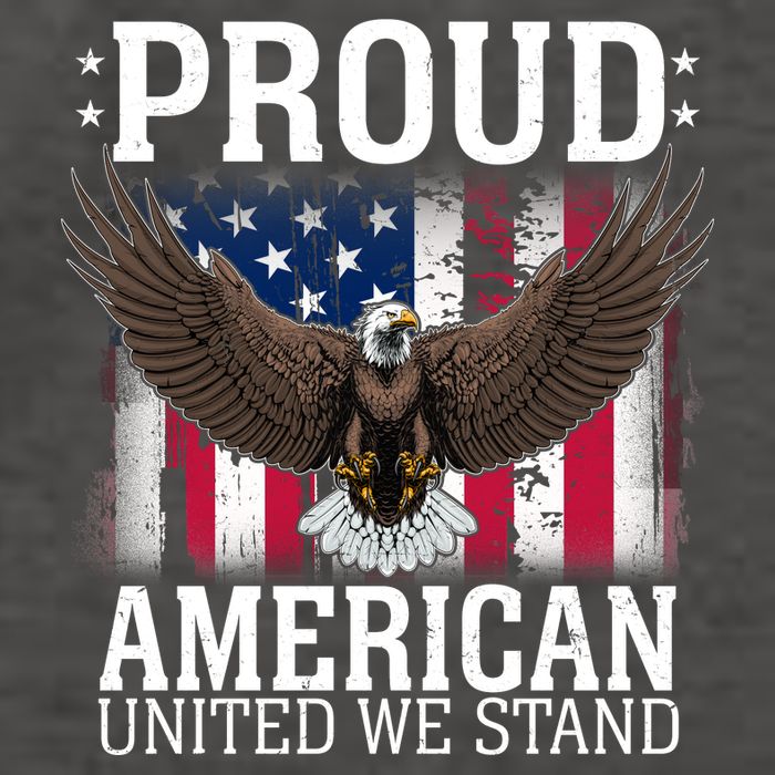Proud American United We Stand Eagle Vector Backpack