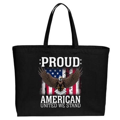 Proud American United We Stand Eagle Cotton Canvas Jumbo Tote