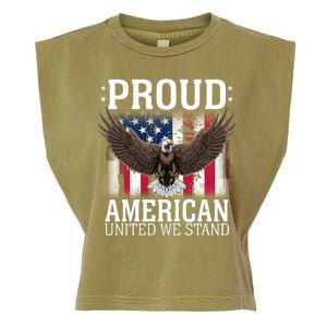 Proud American United We Stand Eagle Garment-Dyed Women's Muscle Tee