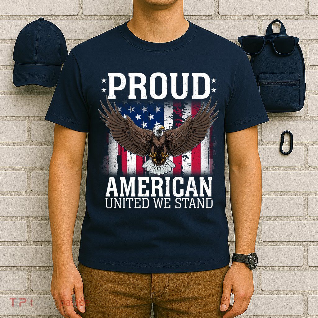 Proud American United We Stand Eagle T-Shirt