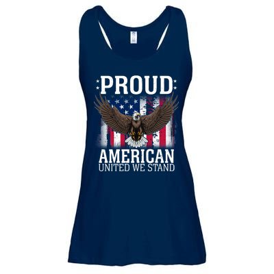 Proud American United We Stand Eagle Ladies Essential Flowy Tank