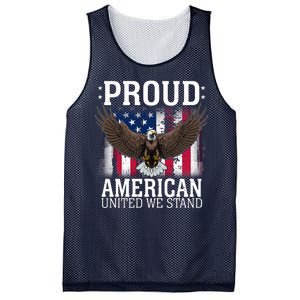 Proud American United We Stand Eagle Mesh Reversible Basketball Jersey Tank