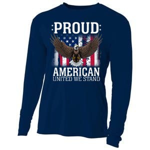 Proud American United We Stand Eagle Cooling Performance Long Sleeve Crew