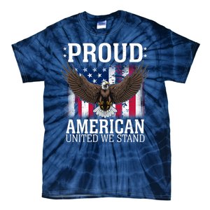 Proud American United We Stand Eagle Tie-Dye T-Shirt